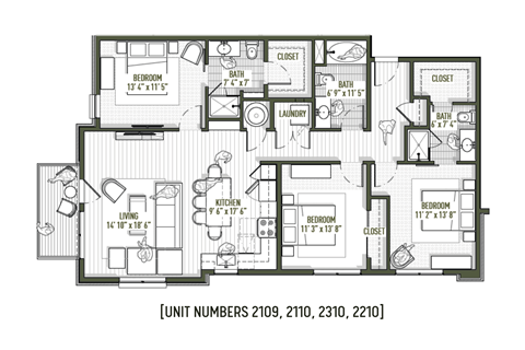 a floor plan of a house